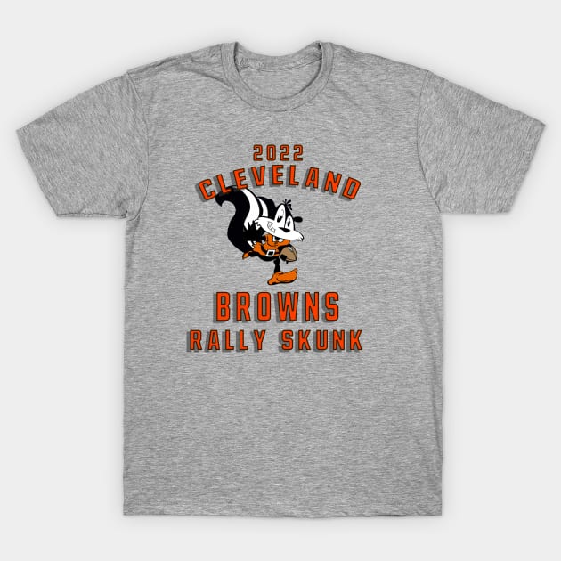 Cleveland Browns Rally Skunk T-Shirt by RWDSU Local 379